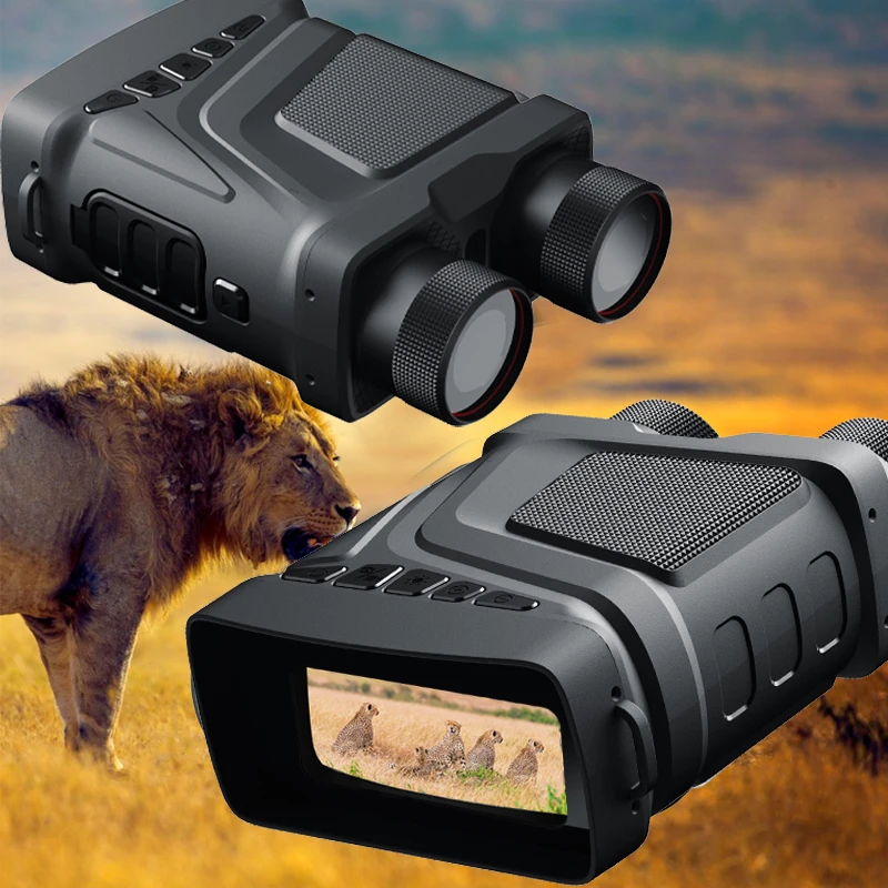 R12 Night Vision 1080P Binoculars 850nm Infrared HD 5X Digital Zoom