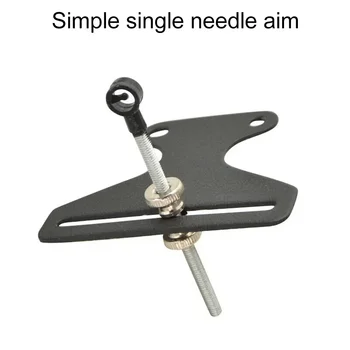 1pc Tiro con l'arco Arco ricurvo Sight T Forma Arco Sight Arco ricurvo in alluminio S1hooting Accessori per la caccia Acciaio inossidabile 1Pin Semplice