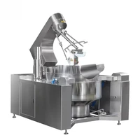 Marmite de cuisson industrielle électrique à induction avec agitateur pour ketchup, sauce chili, pâte de sambal, personnalisable 3