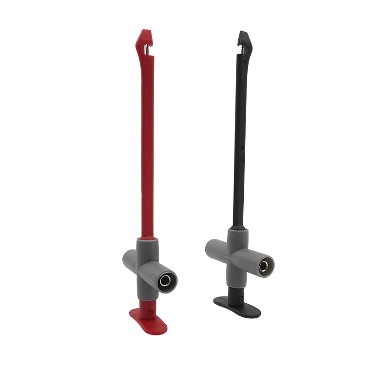 

1Pair P5010 Puncture Probe Test Clips to 4mm Banana Socket Testing Multimeter Accessory Probe Hook Clip For 4mm Banana Plug Lead