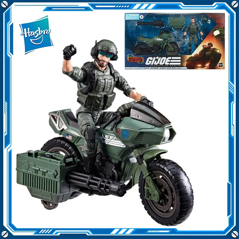 

В наличии оригинальный Hasbro ALVIN BREAKER KIBBEY с RAM CYCLE G.I.JOE ПВХ Аниме фигурки, фигурки, модели игрушек