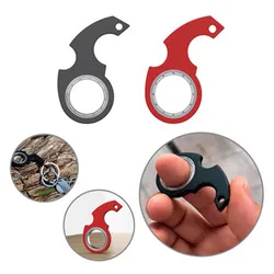 Keychain Fidget Spinner Toy for Kids, Fingertip Spinning Keyring, Finger Fidget Ring, Relieve Anxiety and Boredom, Party Gift