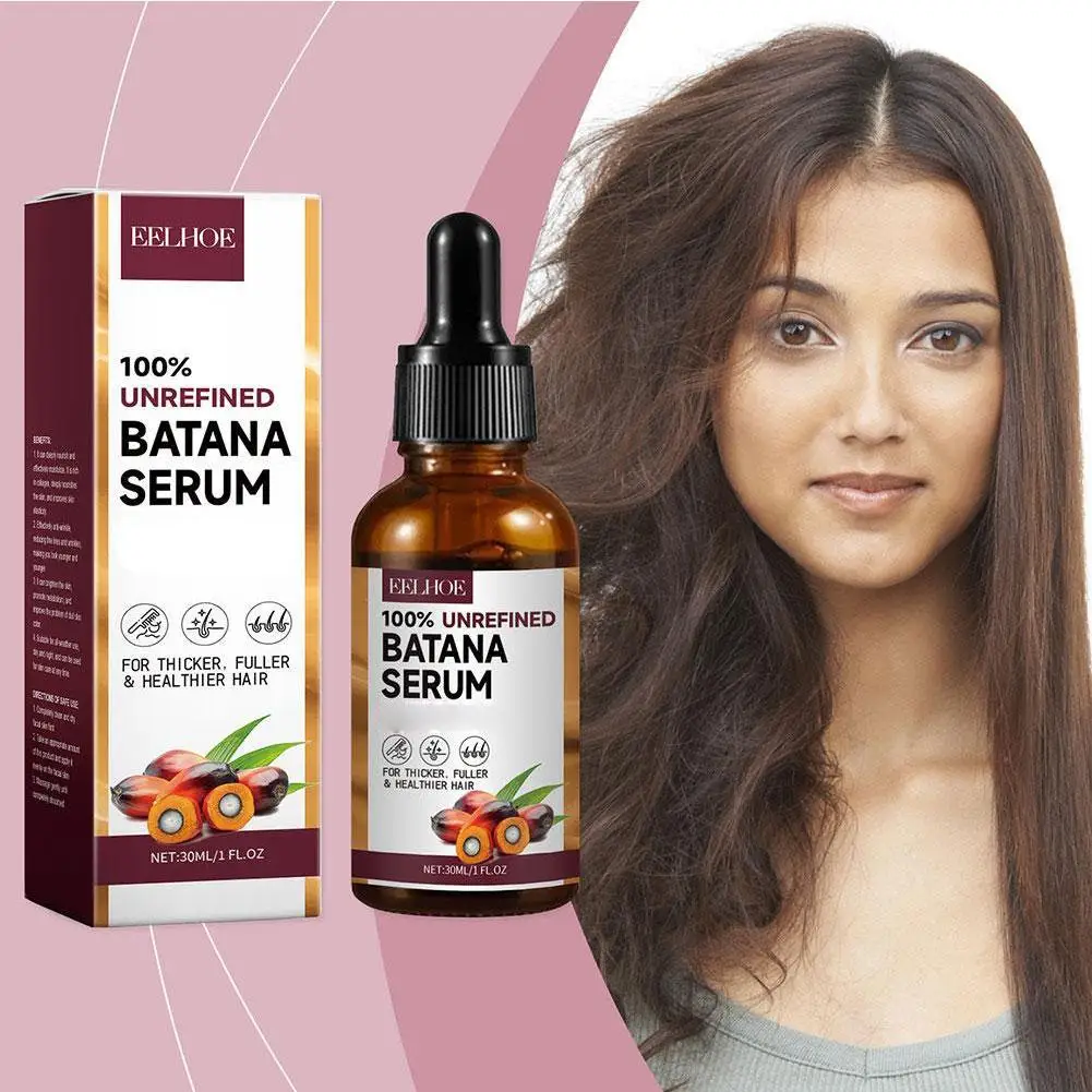 30ML African Oil Pure Batana Mask Butter Anti Hair Loss Break Black Hair Regrowth Treatment
