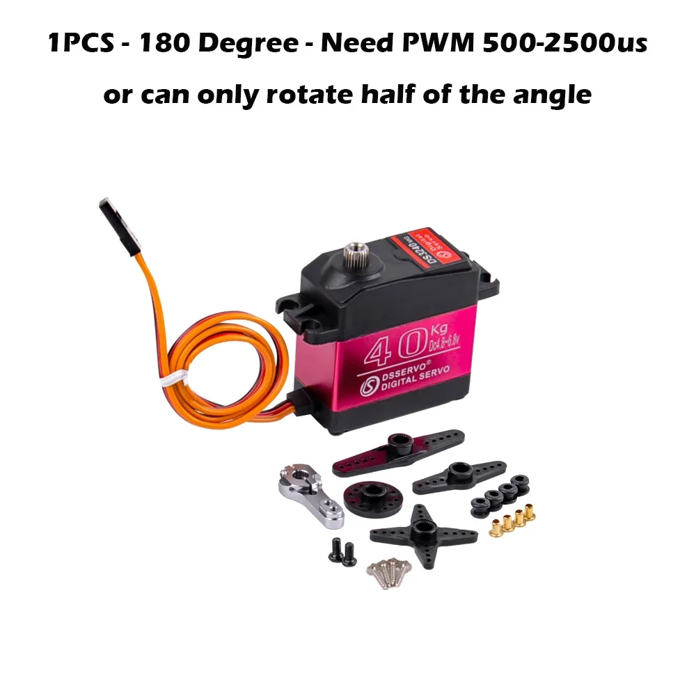 DSSERVO DS3240 standaard formaat waterproof servo 45KG/0.17sec @ 6.8V (voor 1/10 en 1/8 RC auto's) · Modelsport