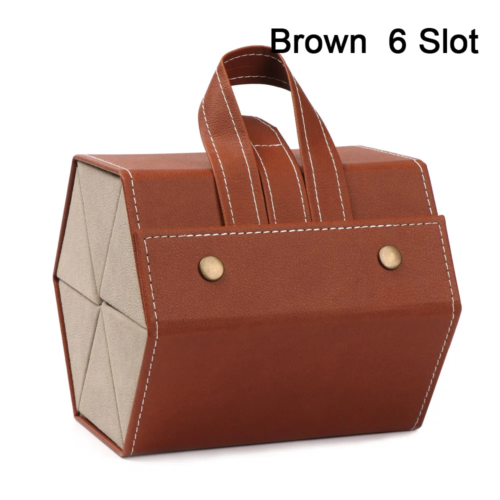 6 Slot brown