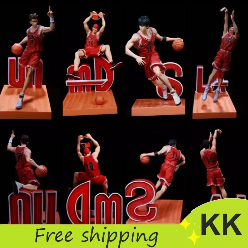 

SLAM DUNK SHOHOKU Basketball Team Anime Interior Figure Decoration Action Model Figure Ornament Accessories Gifts Toys for Kids