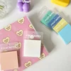 50 Pcs/pack Solid Color Sticky Notes Memo Pad Diary Stationery Flakes Scrapbook Decorative Transparent N Times Sticky 1