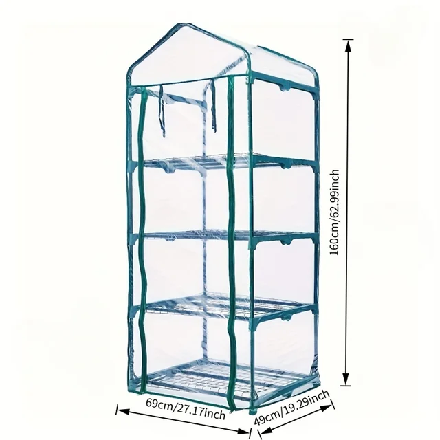 Couverture chauffante de jardin transparente en PVC, pour fleurs et plantes, abri chauffant isolé, serre chauffante pour salle de soleil, couvertures imperméables en treillis 6