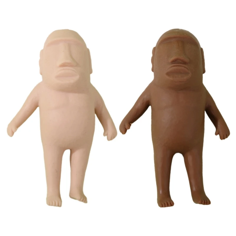 

Stone Man Figure Stress Relief Toy for Kids and Adults, Soft Squeeze Fun Cartoon Stone Man Stress Toy, Stretchy Figure