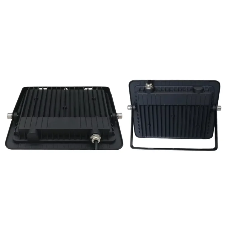 AT05-AC220V LED PIR 투광등 50W 블랙 쉘 방수 야외 유도 스포트라이트 가로등 마당 조명