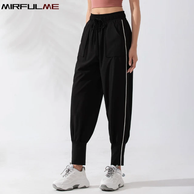 Women Gym Sport Jogger Harem Pants Sweatpants Loose Pants Baggy Trousers 