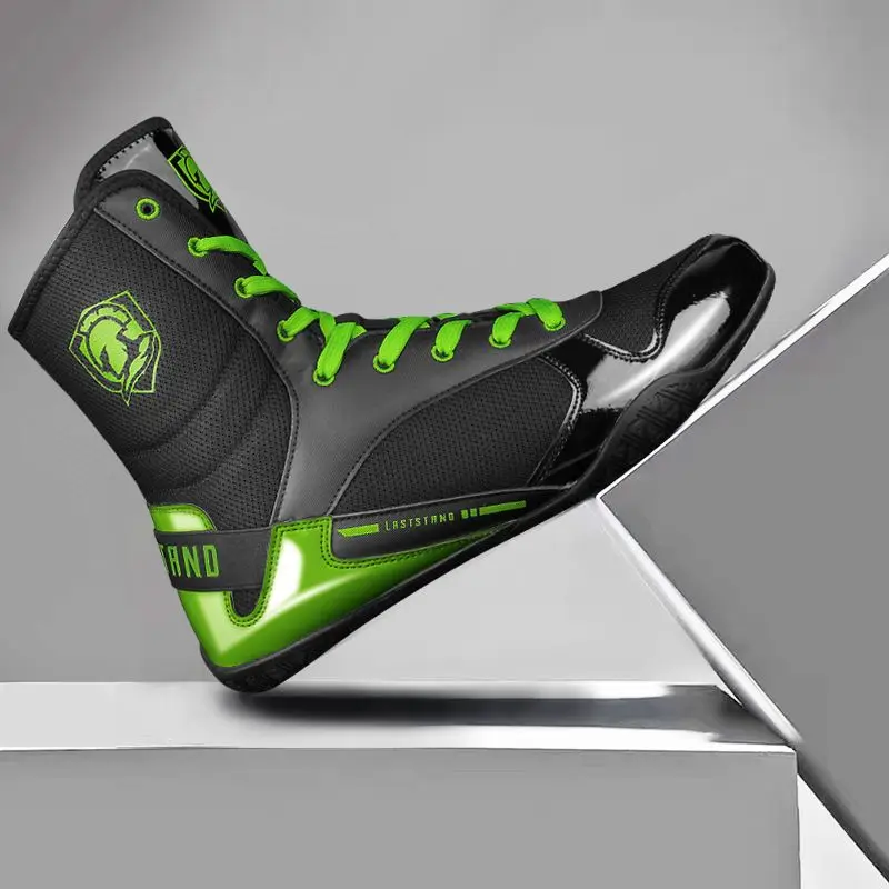 Women's Men's Boxing Shoes Wrestling Shoes Gear Fighting Athletic Training Fighting Boots Fitness