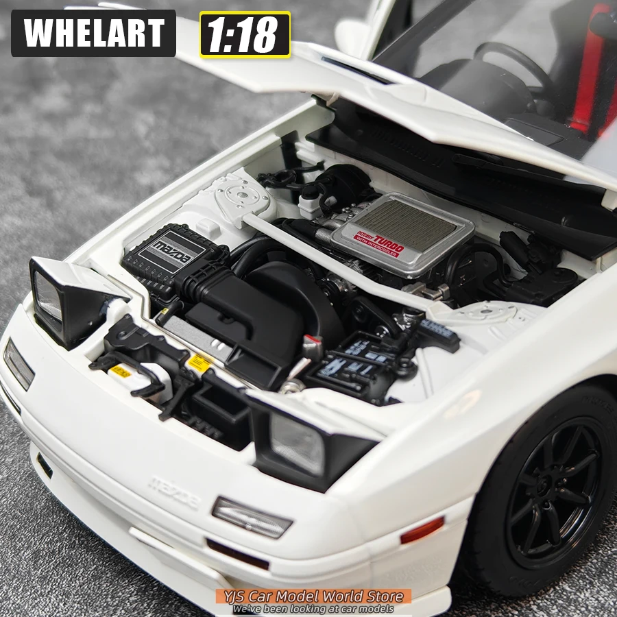 WHELART 1/18 마쓰다 RX7 FC3S 사바나 RX-7 30주년 기념 에디션 금속 소재 자동차 모델 스포츠카 컬렉션 스태틱 디스플레이