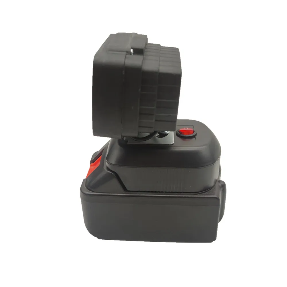 Makita 14.4V 18V 리튬 이온 배터리 무선 비상 홍수 램프 캠핑 손전등 호환 스위치에 대 한 LED 작업 빛