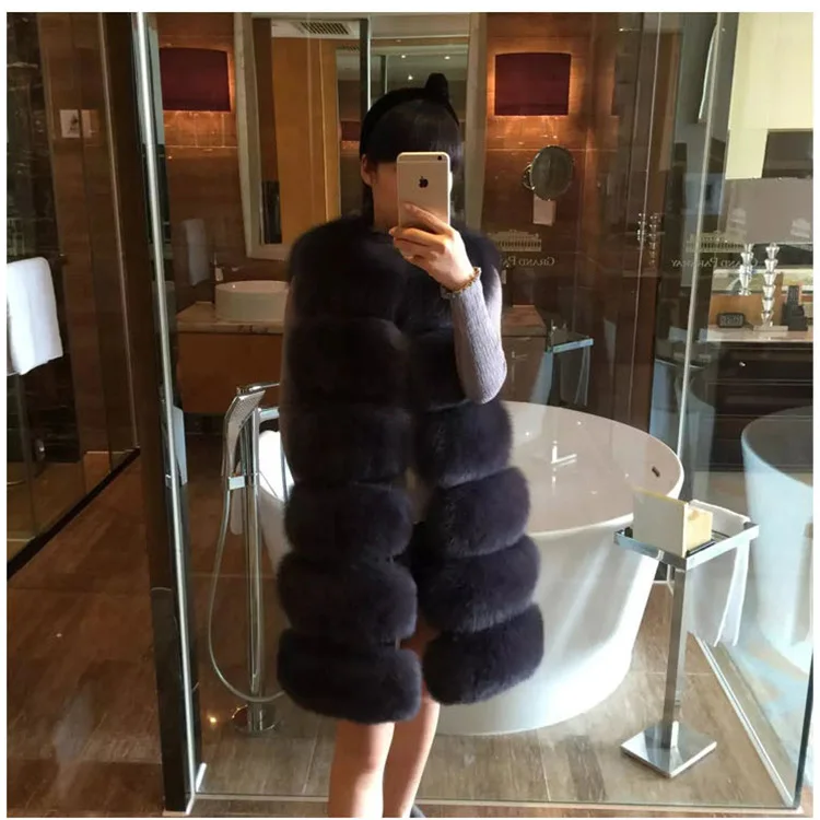 

New Fashion Vest Fur Top Women's Long Fur