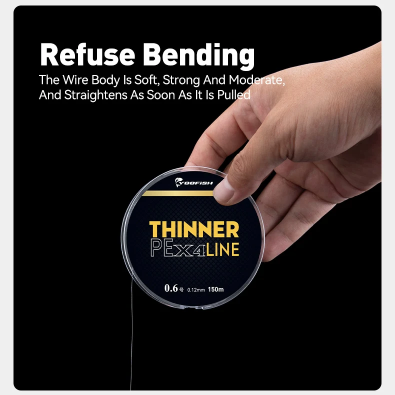Micro THINNER Angelschnüre 100 m 150 m 0,2 0,4 0,8 geflochten PE MT8 4 Stränge Japan Monofilament Angelschnur Karpfen Fliegenfischen Draht – Detail 6