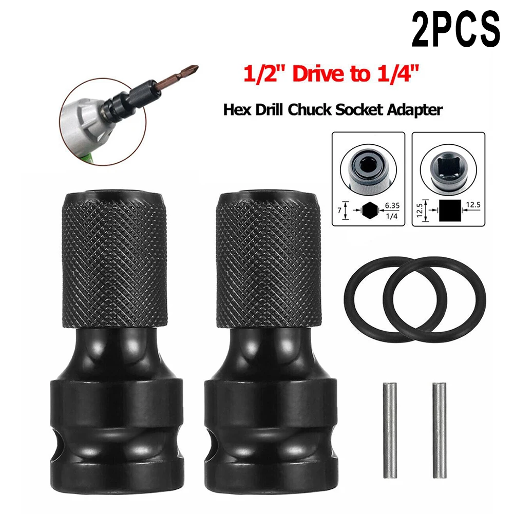 

Quick Load Adapter Chrome Vanadium Steel Hex Drill Chuck Drive To Socket Adapter Quick Release Mechanism Socket Adapter