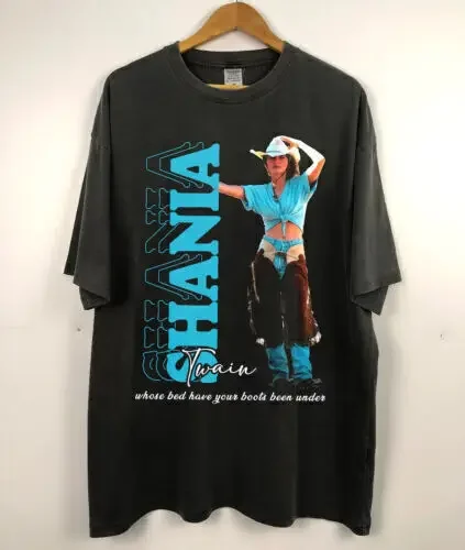 

Винтажная музыкальная рубашка Shania Twain, рубашка для фанатов, подарок для мужчин и женщин