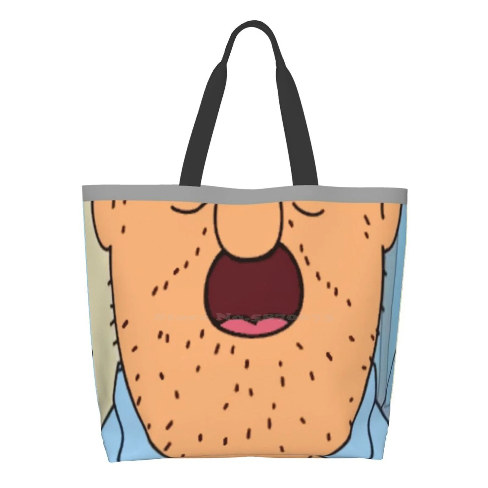 -Teddy Shopping Bags Girls Fashion Casual Pacakge Hand Bag Teddy Tina Belcher Tina Linda Belcher Anime Cool Meme Funny Cute