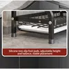 Multi-functional 1/2-Tier Dish Rack Kitchen Supplies Storage Rack Draining Rack with Chopsticks/Knives/Cutting Board Holder 5