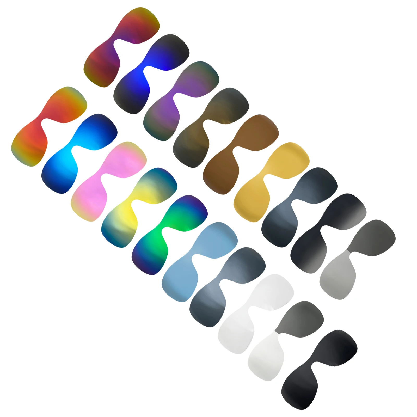 xyqrenrr thick of 1.0 mm Polarized Replacement Lenses for Oakley Speechless Sunglass-Over 19 colors