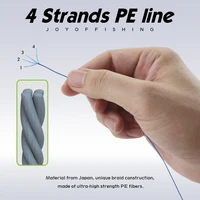 300m 4 Strands Japan Super Strong PE Braided Fishing Line Multifilament Braid Thread 10 12 18 28 35 40 50 62 82 LB 2