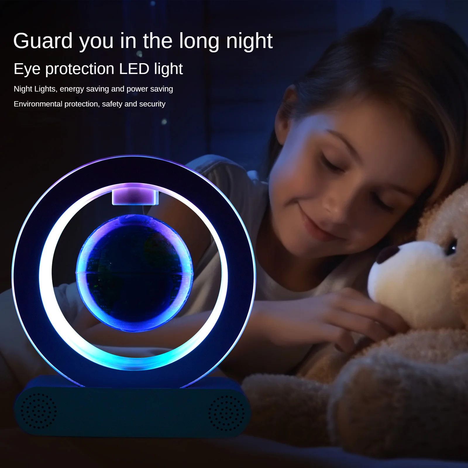 Bluetooth Magnetic Levitation Globe with LED Light, Floating Lamp Globe Christmas Birthday Gifts for Men/Husband/Boyfriend/Kids 4 Bluetooth Magnetic Levitation Globe with LED Light, Floating Lamp Globe Christmas Birthday Gifts for Men/Husband/Boyfriend/Kids 4