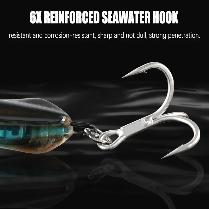 45g 160F Floating Pencil Sea Fishing Trolling Bait Big Topwater Stickbait Popper Wobblers Artificial Hard Bait Tuna  Pesca