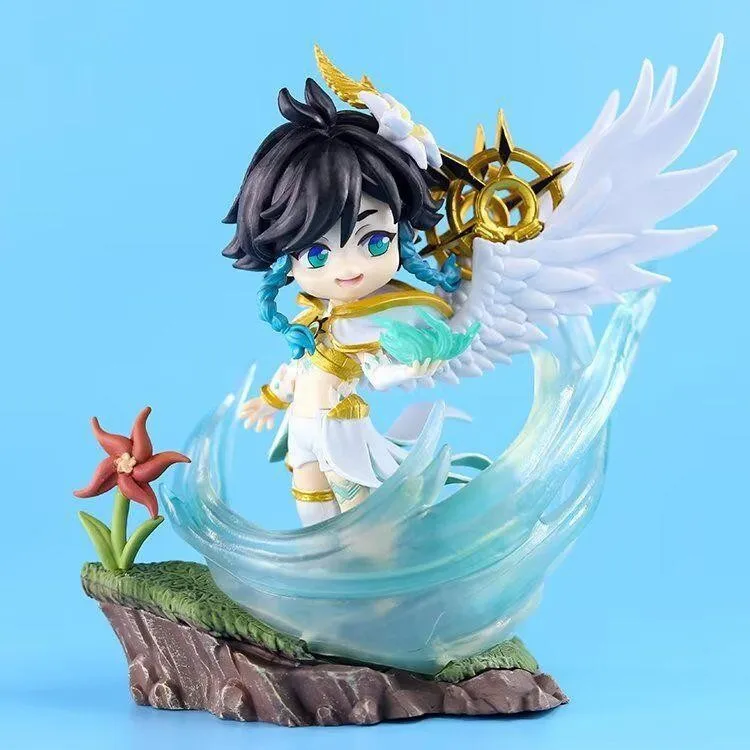 

Genshin Impact Action Figure Wind God Barbatos High Sky Singer Game Anime Figures GK PVC Children Toys Gifts Car Decoration