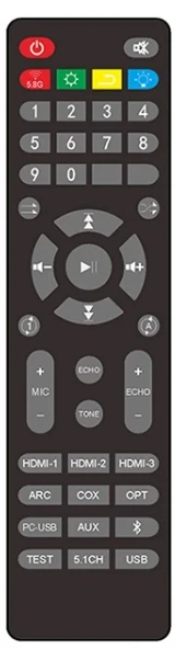 USB fiber optic Bluetooth AC3 DTS Dolby surround 5.1 channel audio decoder HDMI power amplifier all-in-one machine