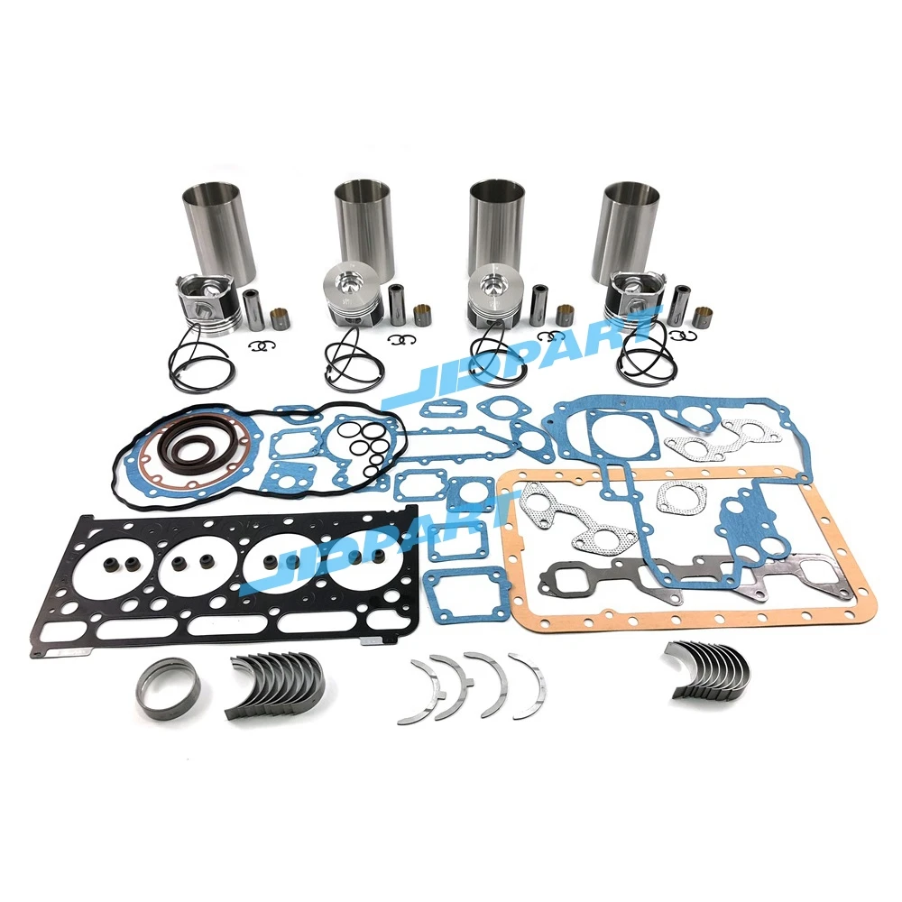 

1004-4T Cylinder Liner Kit With Gasket Set Bearing 3135J259 For Perkins Engine Parts