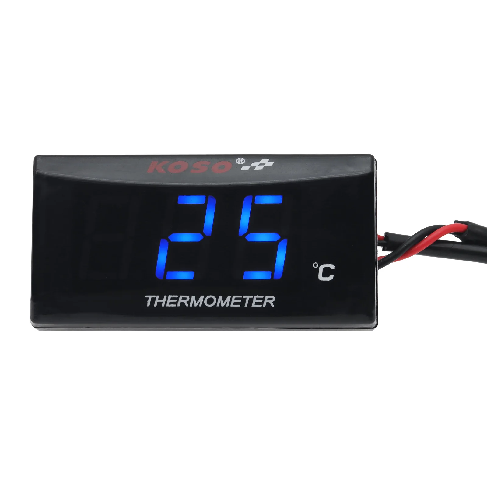 Hot Sale KOSO Water Temperature Gauge Thermometer For 0~120 Degree  Universal Digital Motorcycle Water Temp Meter Set