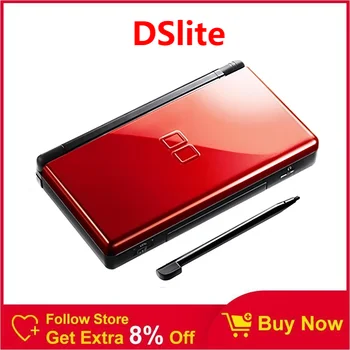 DSlite 팜 게임용 게임 콘솔, R4 + 128GB 메모리 카드 구성, 7320 무료 게임 포함, 정품