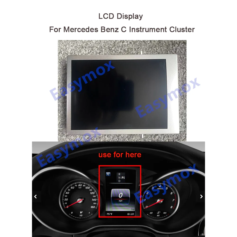 

5.7" LCD Display For Mercedes Benz C C-Class 2015-2018 C200 C250 C300 C350 C180 C400 Instrument Cluster Dashboard Screen