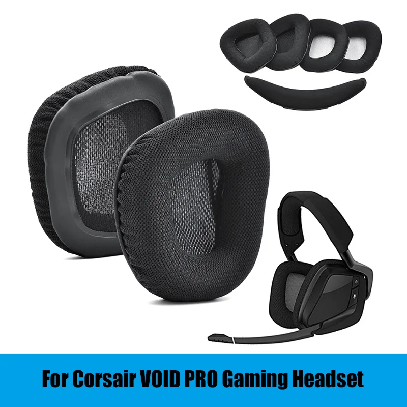 

Ear Pad For Corsair VOID PRO Gaming Headset Replacement Headphones Memory Foam Replacement Earpads Foam Ear Pads
