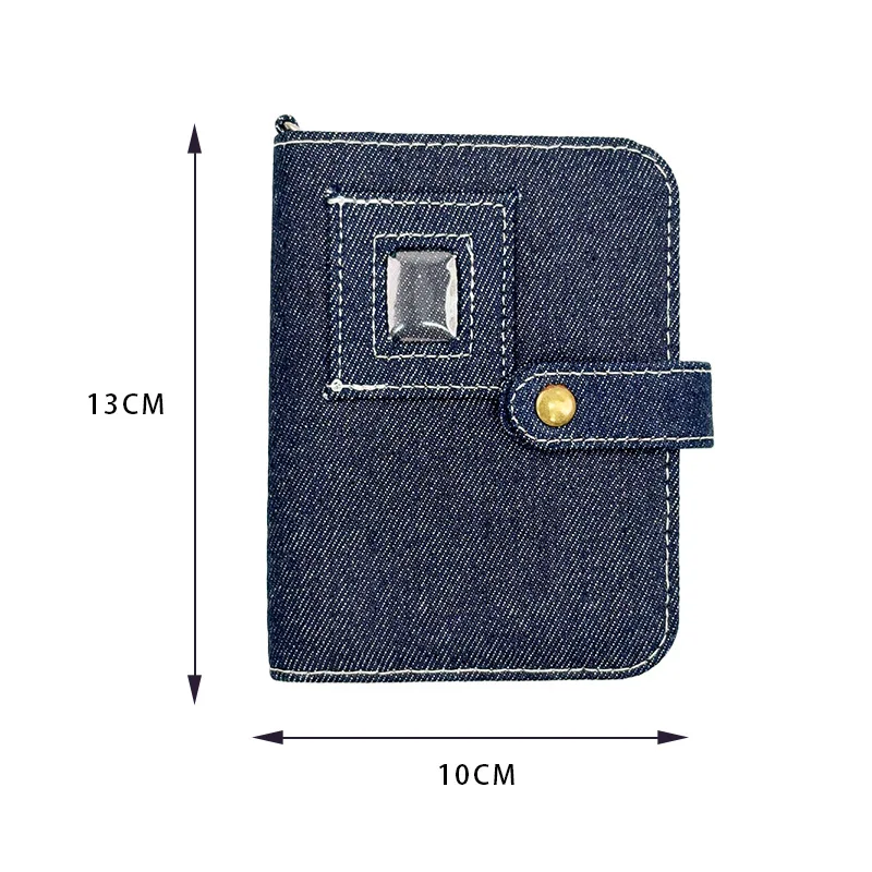 Ins Retro Denim Blue M5 Handbuch Innenseite Student High-Looking Japanese Loose-Leaf Notebook Pocket – Detail 7