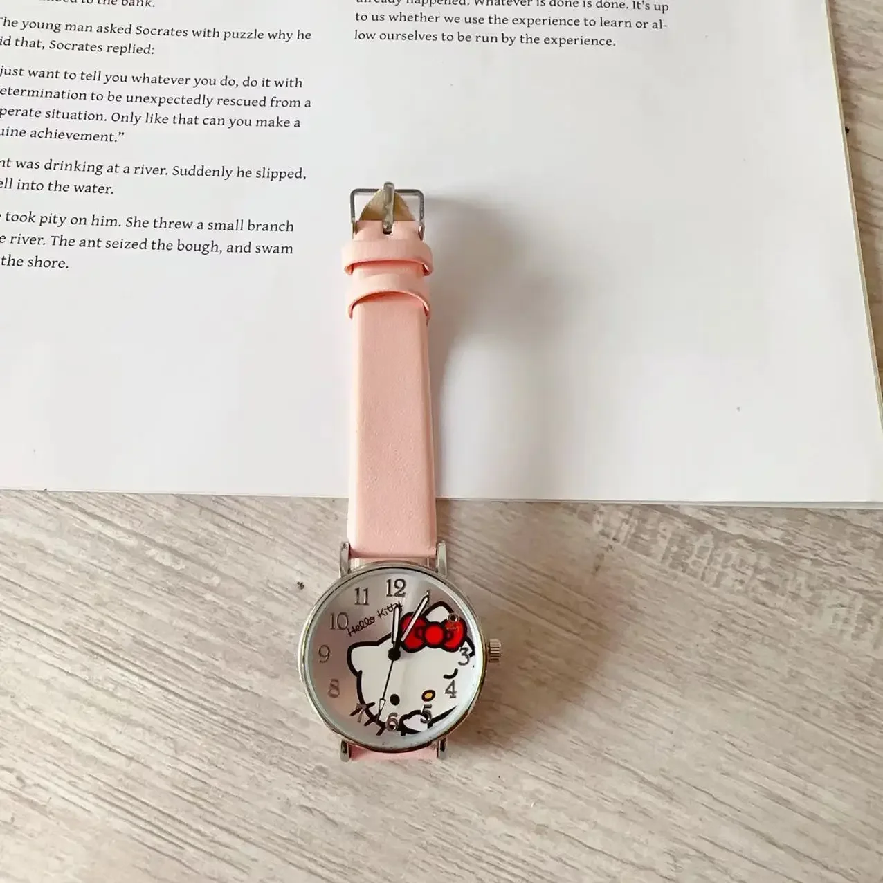 MINISO Sanrio Children Watches Hello Kitty Melody Cinnamoroll Watches Kuromi Pochacco Pompompurin Wrist Watch Kids Gifts 5