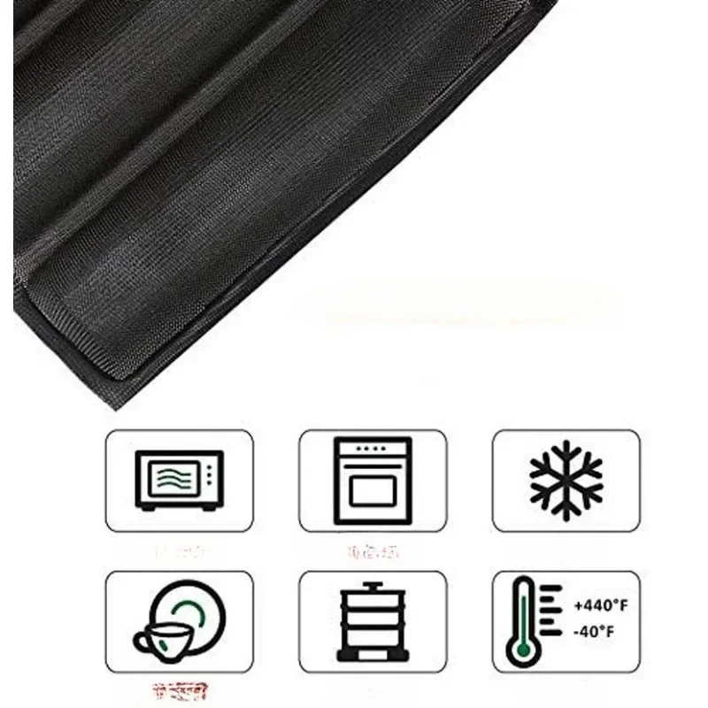 JasCherry Antiaderente Riutilizzabile Stapo Per Baguette In Silicone A