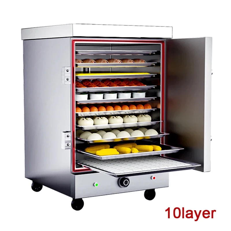 Cabinet Electric steamer high quality food egg steam box 6-layer electric steamer Commercial 6-plate rice steamer Rice cooker 6
