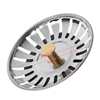 Kitchen Waste Stainless Steel Sink Strainer Plug Drain Filter Stopper Basket Dra 1
