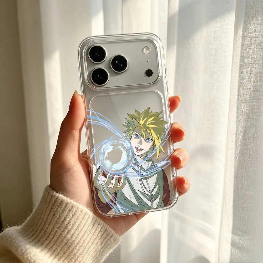 Anime Uzumaki Naruto Transparent Shockproof Phone Case