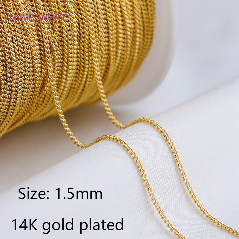 Catana In Oro Giallo 14K – Stile Cavo, Larghezza 2,3 Mm – Collana Moderna Per Ciondoli O Da Sola – Disponibile In 40,6, 55,9, 61 E 76,2 Cm – Confezione Regalo