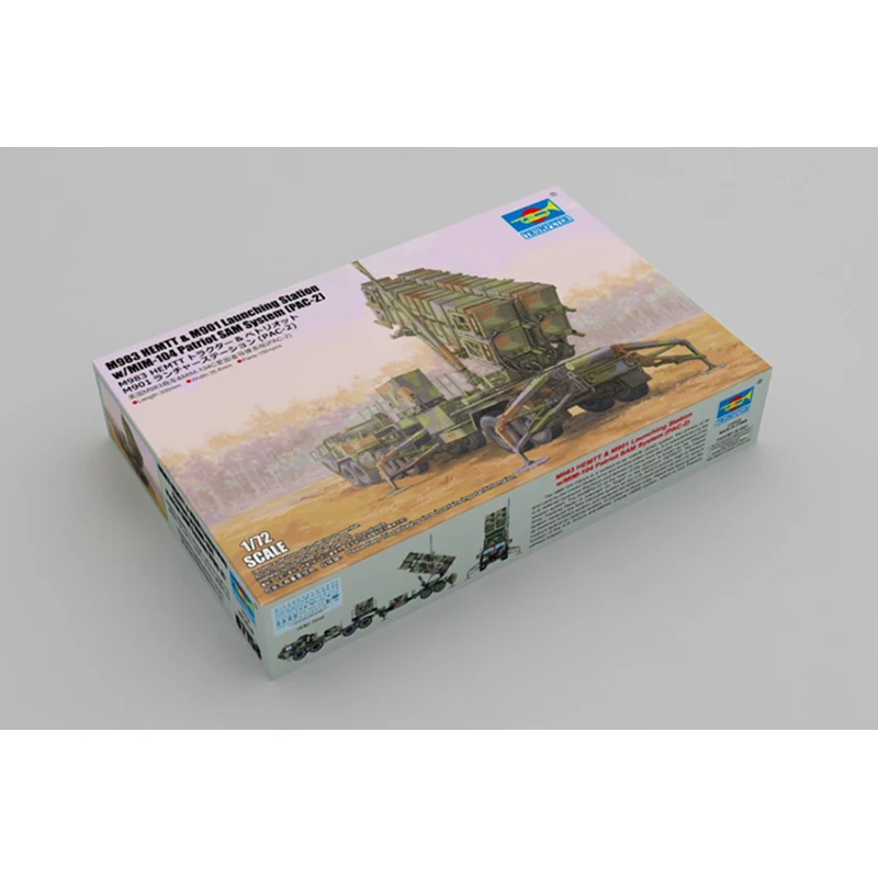 1/72 트럼펫 07158 플라스틱 발사 스테이션, MIM-104 패트리어트 S 키트 포함, 남아용 TH20383-SMT2 장난감 선물, M983 HEMTT & M901
