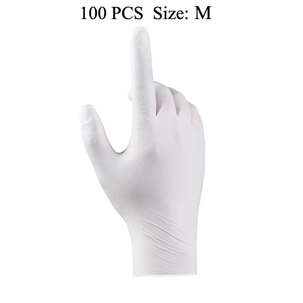 White 100 PCS - M