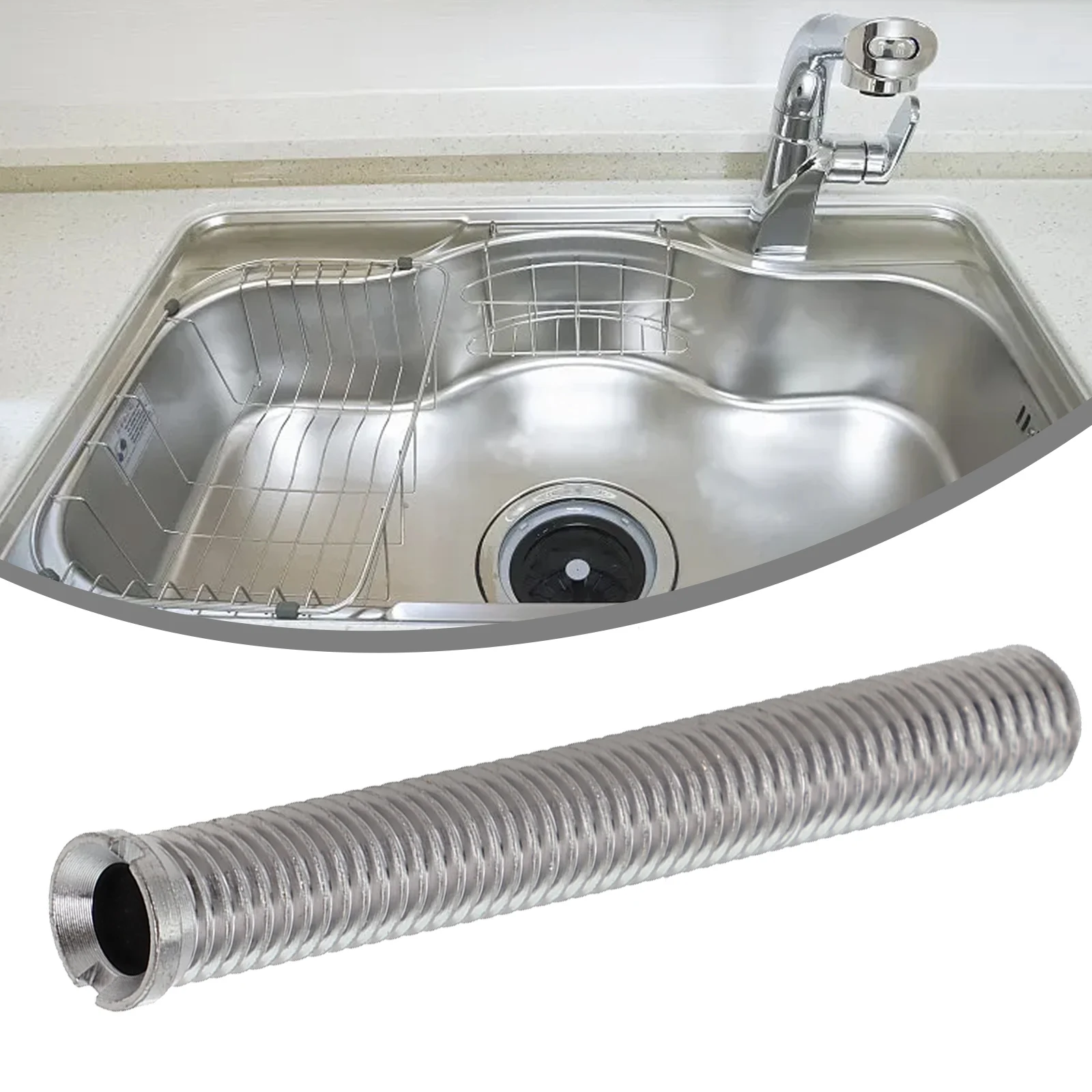

Features Connector Threaded Screw Bolt Basket Strainer Durable And Practical Kitchen Bath Sink Basket Strainer Waste