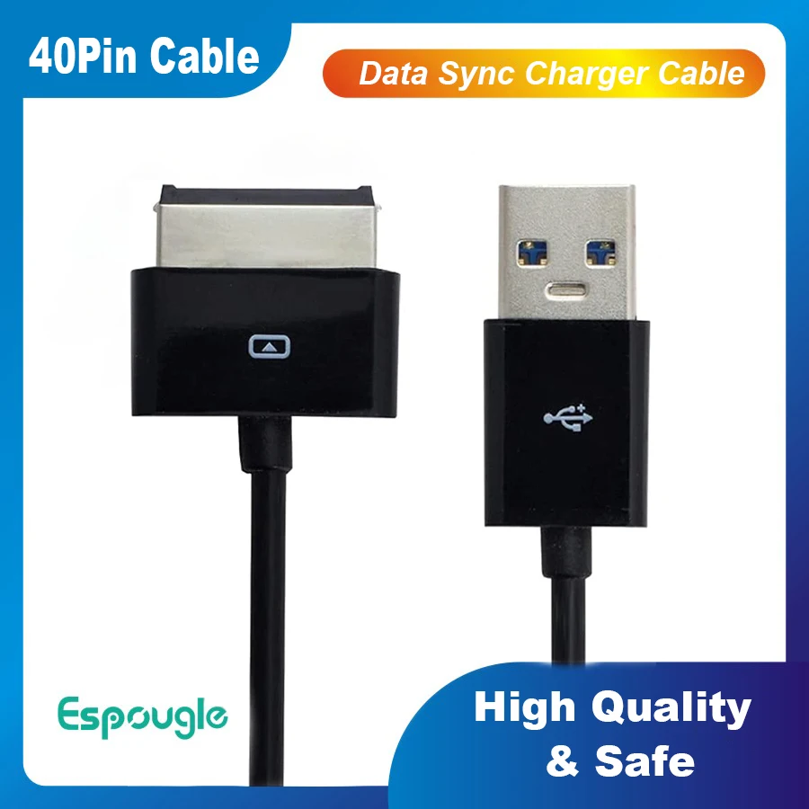 Caricabatterie Cavo Di Sincronizzazione Usb 100Pcs Per Samsung Galaxy Tab 2 Nota 7.0 7.7 8.9 10.1 Tablet Pad Linea Dati 1M Nero