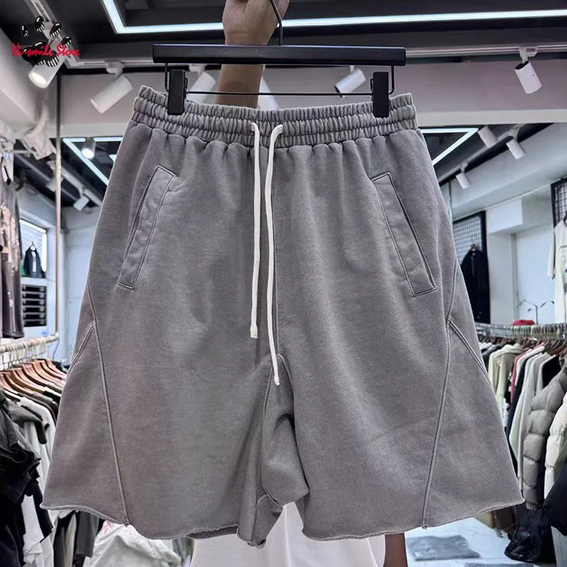 2024 Best Quality Joggers Breeches Grey Men Woman Streetwear Summer Casual Loose Shorts Unisex