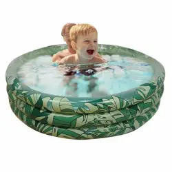 11 inch Kids Inflatable Swimming Pool Inflatable Thicken Kiddie Pools Round Wear-Resistant Pool for Garden Backyard Water Party