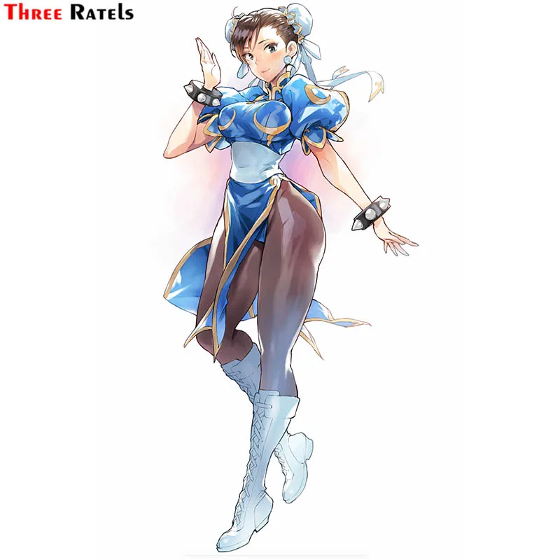 

Three Ratels F344 Anime Game Chun Li For School Gift Decal Skateboard Travel Luggage Guitar Laptop Waterproof Car Sticker