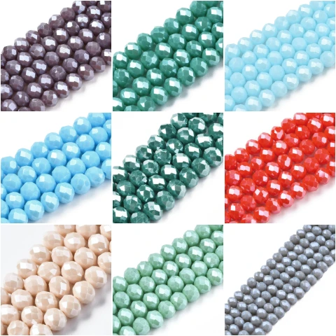 PandaHall 30 Stück Bemalte Glas-Emaille-Fischperlen für DIY-Schmuckherstellung, Halsketten, Armbänder, Handgemachte Bastelzubehörteile – Detail 40
